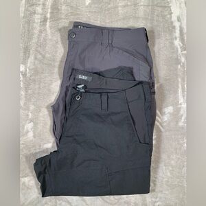 5.11 Tactical Cargo Shorts Bundle Men’s 42 Grey/Black Lot Of 2